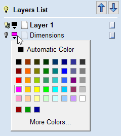 Layer Color Selector